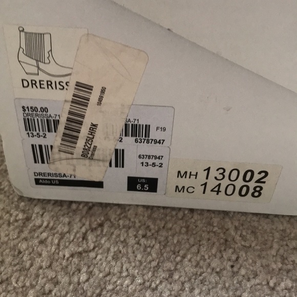 Aldo leather boots size 6.5, new in a box - Picture 7 of 7